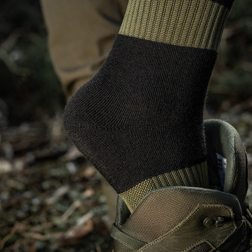 M-Tac - Zimní ponožky Ranger Trekking - Black/Olive - 30908121