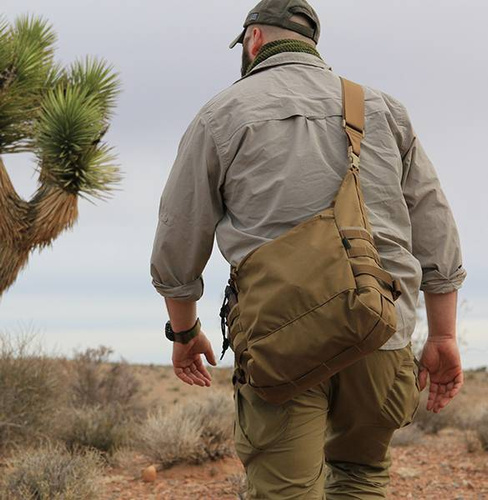 Helikon - Brašna přes rameno Bushcraft - Cordura - Tiger Stripe - TB-BST-CD-62