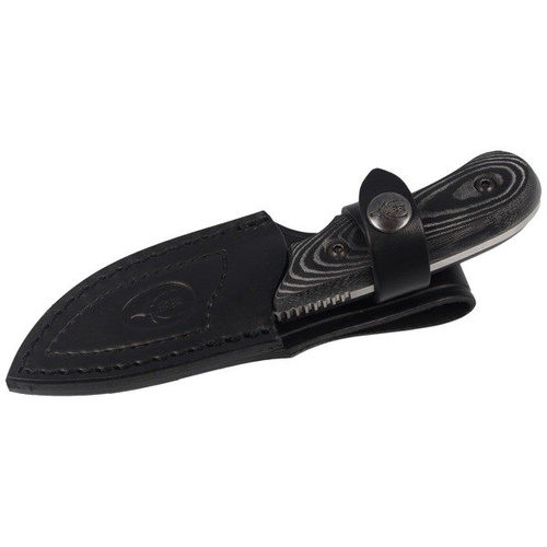 Muela - Nůž Skinner Full Tang Black Micarta 75 mm - IBEX-8M