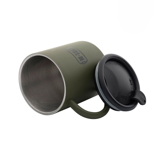 M-Tac - Termohrnek s víčkem - 280 ml - olivový - 60009001