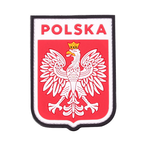 101 Inc. - 3D nášivka - Polsko Bílá orlice - plnobarevná - 444130-7057