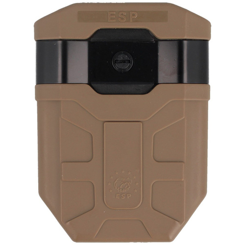 ESP - Otočné plastové pouzdro MOLLE pro zásobník AK - UBC-02 Mount - Khaki - MH-14-AK KH