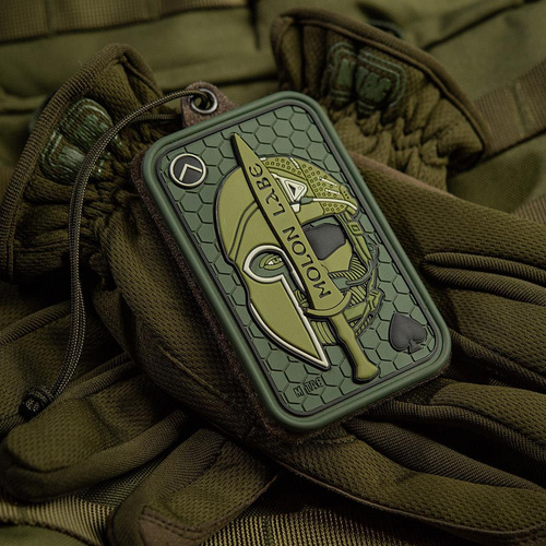 M-Tac - Morální nášivka - Molon Labe Ace Jacquard - Olive / PVC - 51127001