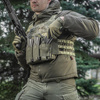 M-Tac - Trojité pouzdro na zásobníky pro AR / AK Elite Laser Cut - Ranger Green - 10145123