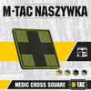 M-Tac - Medic Cross Square 3D PVC nášivka - černá/olivová - 51124102