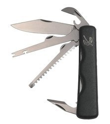 Mikov - Rybářský nůž Angler - 5 čepelí - 420 - černá - 338-NH-5 B