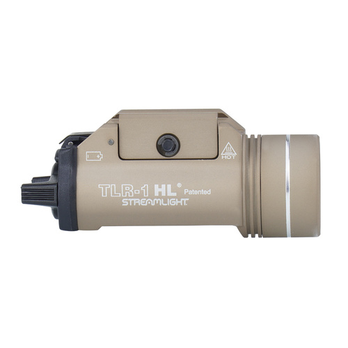 Streamlight - Taktická zbraňová svítilna LED TLR-1 HL - 1000 lm - Picatinny - FDE - L-69266