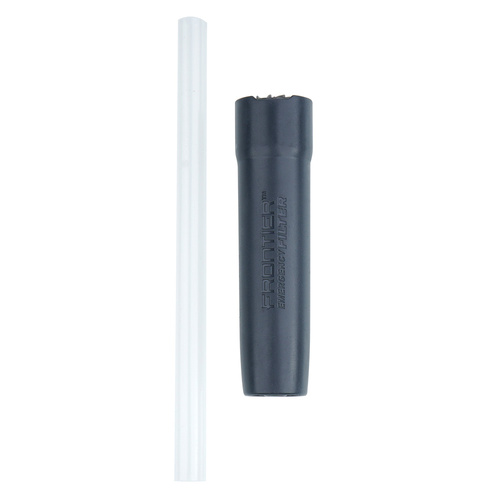 Aquamira - Frontier Tactical Straw BLU Line vodní filtr - šedý - 67109
