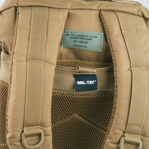 Mil-Tec - Velký útočný batoh s laserovým řezem - Coyote Tan - 14002705