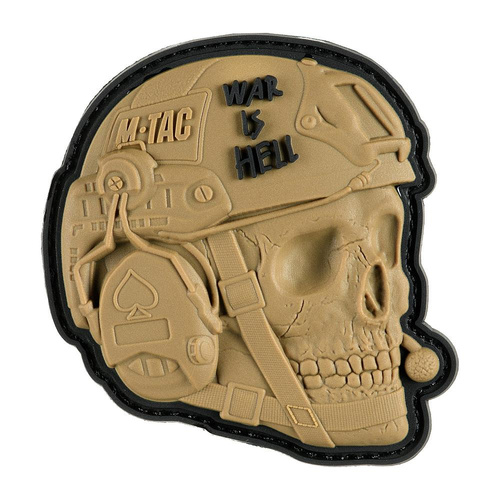 M-Tac - Nášivka War is Hell 3D PVC - Morale Patch - Coyote - 51328005 
