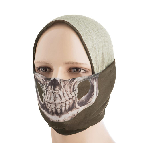 M-Tac - Lehká šála Reaper Skull - Olive Drab - HLI-SSB-OD