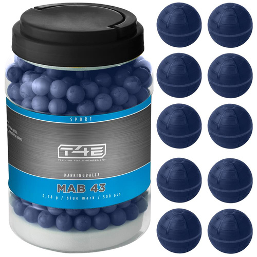 Umarex - T4E Sport MAB .43 cal. Paint Balls - 500 ks - modrá - 2.4596