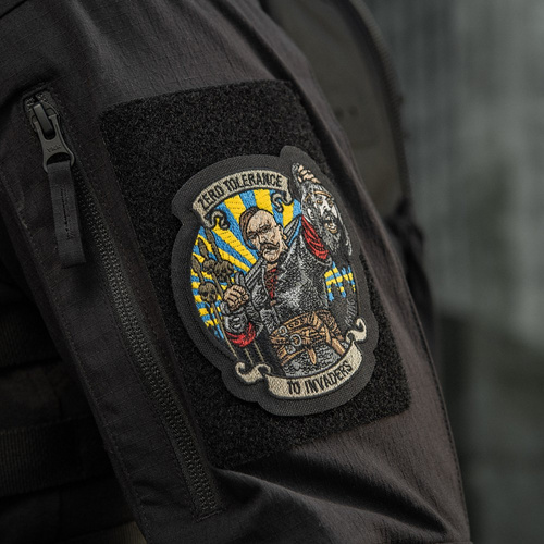 M-Tac - nášivka Zero Tolerance - výšivka - Cordura 500D - žlutá/modrá - 51490002