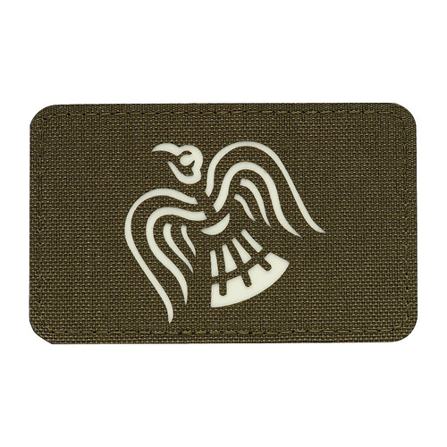 M-Tac - nášivka s nápisem Crow Banner - 500D Cordura - laserem řezaná - fluorescenční - zelená Ranger/GID - 51171239