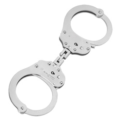 Alcyon - Ocelová pouta Virola - dvojité zamykání - stříbrná - 5230-X