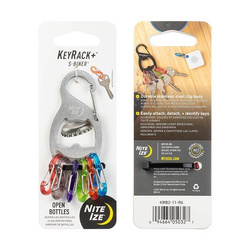 Nite Ize - KeyRack+™ S-Biner® - Stříbrný - KRB2-11-R6