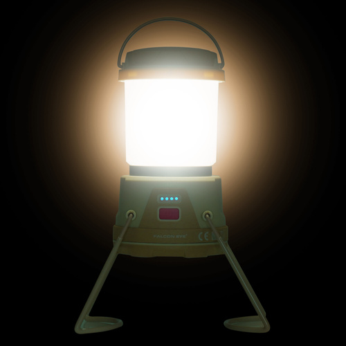 Falcon Eye - Kempingová lampa Campfire - 1720 lm - Stmívač - Tan - FCL0032