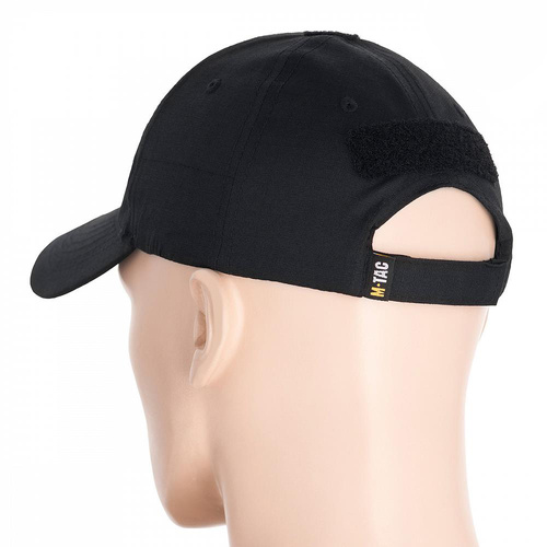 M-Tac - Taktická čepice Flex - suchý zip - Rip-Stop - černá - 40534002
