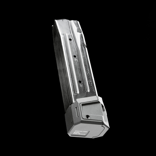 Strike Industries - Patka zásobníku EMP pro SIG SAUER P320 - hliníková - černá - SI-EMP-AL-P320-BK