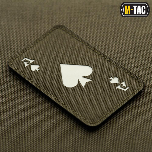 M-Tac - nášivka Pikové eso - Cordura 500D - Ranger Green / Fluorescent - 51109239