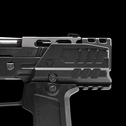 Strike Industries - Štít proti výbuchu pro pistole SMC Alfa/Bravo - Černý - SI-SMC-BS-S