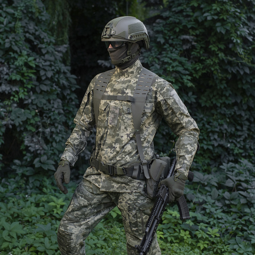 M-Tac - Laserem řezané taktické opaskové šle - Ranger Green - 10255023
