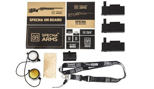 Specna Arms - SA-S02 CORE™ Sniper rifle replica with scope and bipod - Black