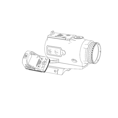 Vector Optics - Boční držák pro kolimátor - Picatinny - Černý - SCPSM-C01