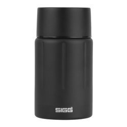 SIGG - Dóza na potraviny s miskou a vidličkou z drahokamu Obsidián - 0,75 l - černá - 8734.20
