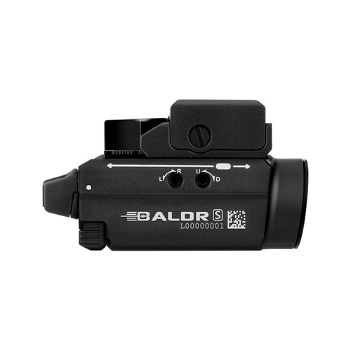 Olight - Světlo na zbraň s laserovým zaměřovačem BALDR S - 800 lumenů - černé
