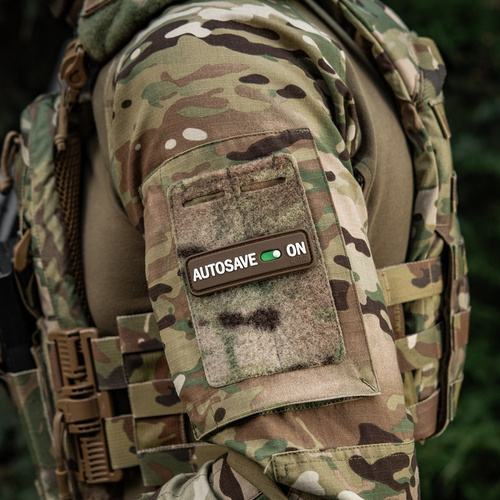 M-Tac - Morale Patch Autosave PVC - 3D - Coyote - 51116705
