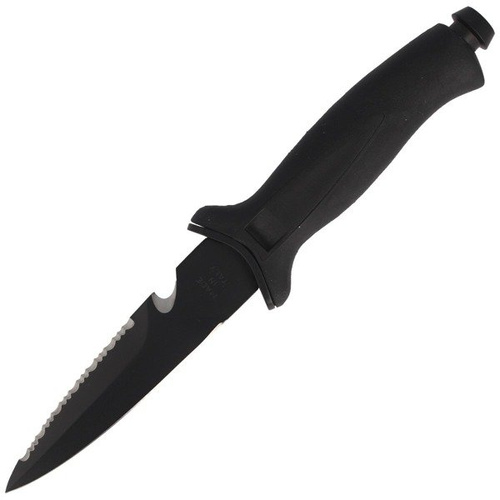 MAC Knives - Potápěčský nůž Aquatys Stiletto 2 Black 120 mm - 008BLK