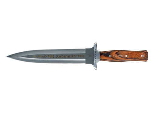 Walther - Lovecký nůž na kance La Chasse - dýka - 440C - kožené pouzdro - 5.0805