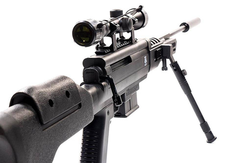 Black Ops - Odstřelovací vzduchová puška s přerušovaným výstřelem, dalekohledem 4x32 a dvojnožkou - 5,5 mm - B1091