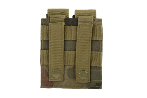 GFC Tactical - Dvojité pouzdro na pistolové zásobníky - MOLLE - Nylon - Vz. 93 PL Woodland - GFT-19-011404
