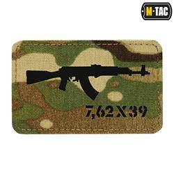M-Tac - Laserem řezaná nášivka AKM 7.62x39 - Multicam/černá - 51110802