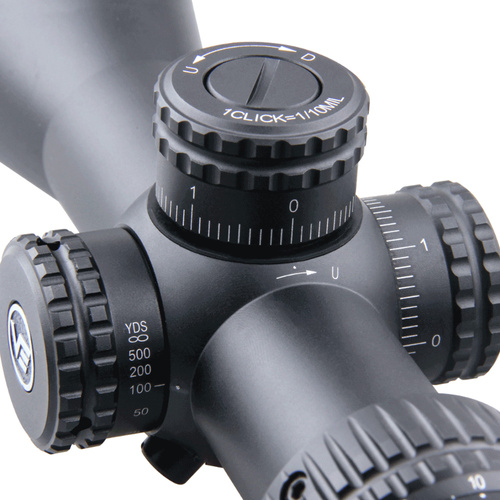 Vector Optics - Puškohled Veyron 3-12x44 Compact Scope - SFP - MPR-4 - Černá - SCOM-24