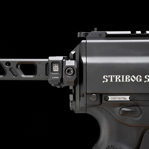 Strike Industries - Adaptér zadní desky Picatinny pro Stribog SP-9 Strike - černý - SI-SP9-PSA-BK