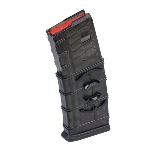 ETS - Polymerový zásobník pro AR15 se spojkou - 5,56x45 mm / .300 Blackout - 30 nábojů - Gen.2 - Carbon Smoke Series - SMK-AR15-30CG2