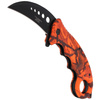 Herbertz Solingen - Nůž Karambit Red Camo 73mm - 572513