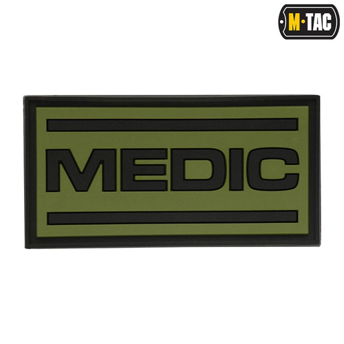 M-Tac - Medic 3D PVC nášivka - černá / olivová - 51125102