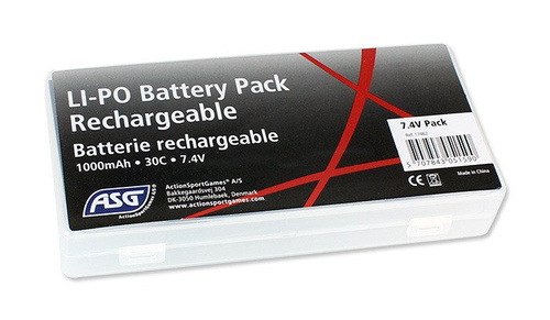 ASG - AEG baterie - LiPo - 7,4V - 1000 mAh - 30C - [1] - 17462