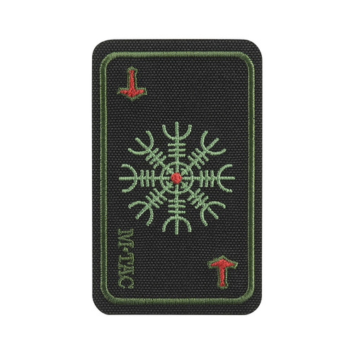M-Tac - Helmet of Terror Map Patch - výšivka - černá/olivová - 51392201