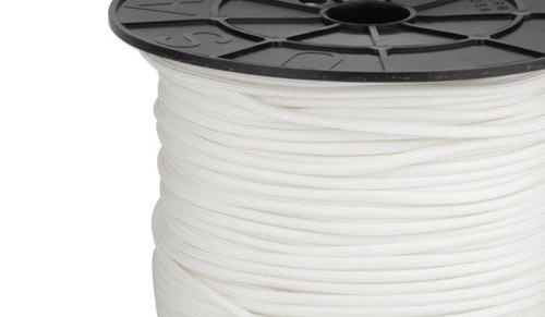 Atwood Rope MFG - Paracord 550-7 - 4 mm - Bílý - 1 metr - SS08 - BÍLÁ