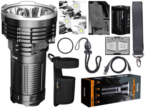 Fenix - Nabíjecí LED svítilna s funkcí powerbanky - 12 000 mAh - 12 000 lumenů - LR50R