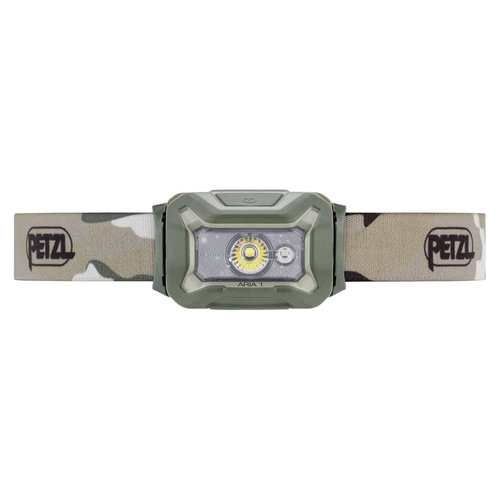 Petzl - Aria 1 LED čelová svítilna - 350 lm - RGB - zelená / maskovací - E069BA01