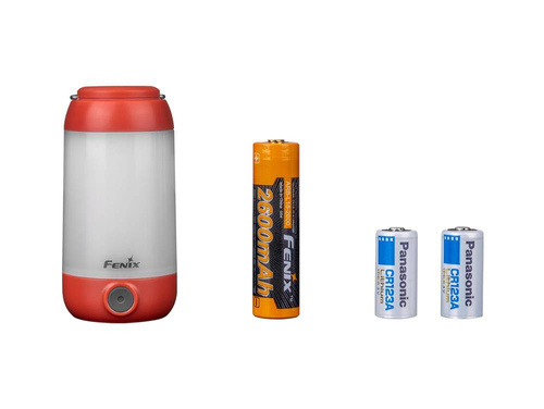 Fenix - CL26R LED kempingová lampa s dobíjecí baterií 18650 2600 mAh - 400 lm - černá