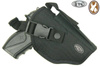 Leapers - Univerzální opaskové pouzdro Commando Belt Holster - Zákony - černé - PVC-H270B