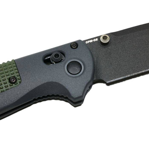 Benchmade - 430BK Zavírací nůž Redoubt - D2 - šedý/zelený - 430BK