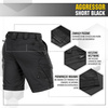 M-Tac - Taktické šortky Aggressor - Polycotton - Rip-Stop - Black - 20018002